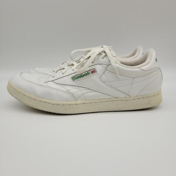 REEBOK Classic Club C-Wide Tennis Sneakers White/Green Style #6-21195 - Size 15 main image 12
